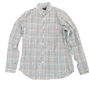 J. Crew Mercantile Flex Shirt Men's Size Medium Button Down Plaid Red & Blue (9)